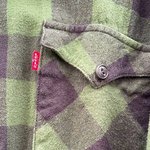 Levi’s red tag, XL plaid flannel long-sleeved, green blackwatch
